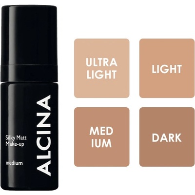Alcina Silky Matt matující make-up medium 30 ml
