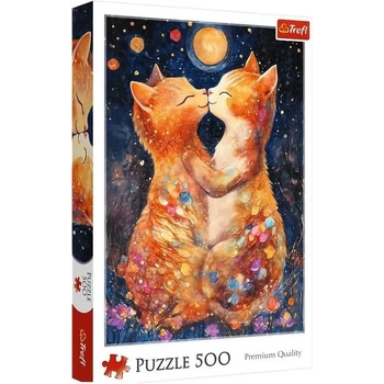 Trefl - Puzzle A kiss in the moonlight - 500 piese
