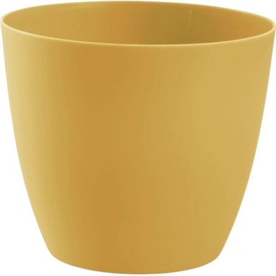 Plastkon květináč Ella matný 21 cm medový