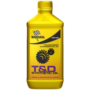 Bardahl Трансмисионно Масло BARDAHL T&D Syntethic Oil 75w90 1 литър - BAR-425140 (BARDAHL T&D Syntethic Oil 75w90 1 литър - BAR-425140)