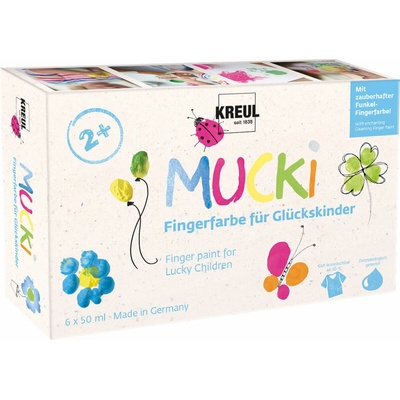 Kreul Prstová farba 6 x 50 ml