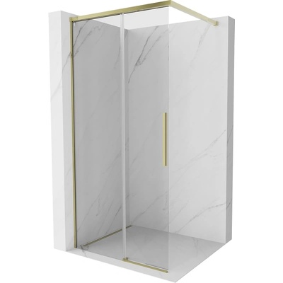 Mexen Rox Shower wall Walk-in 70 x 200 cm, transparent 8 mm, gold - 8C2-070-003-50-00 (8C2-070-003-50-00)