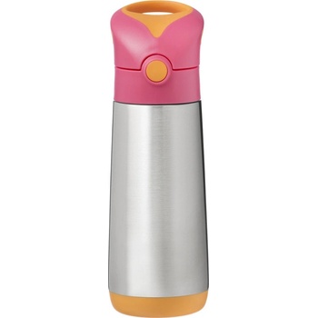 B.Box Termo Láhev 500 ml s brčkem 935 Strawberry Shake