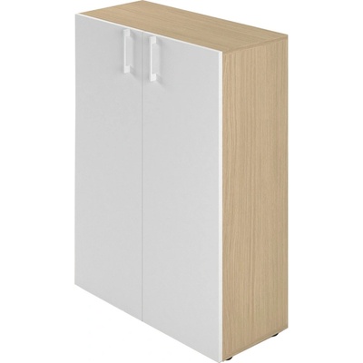 NARBUTAS Шкаф Nova Basic от Narbutas, 800х360х1092, бял меламин, бяла дръжка