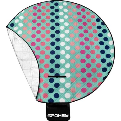 Spokey PICNIC DOTS Pikniková deka guľatá 140 cm
