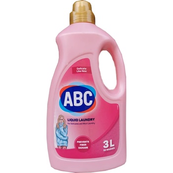 Abc течен перилен препарат за вълнени дрехи, 50 пранета, 3 литра