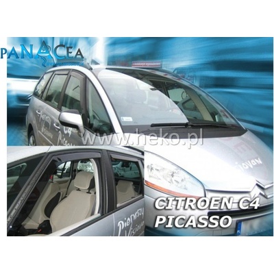 Deflektory Heko Citroen C4 Picasso 2006 - 2013 predné + zadné