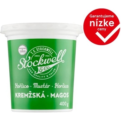 Stockwell & Co. Kremžská horčica 400 g