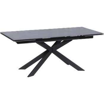 Carmen Разтегателна трапезна маса elk - черна (3530998)