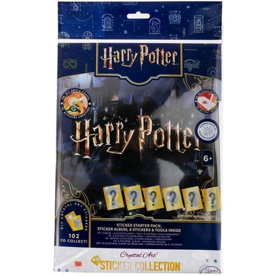 Craft Buddy Комплект за диамантена бродерия, Craft Buddy, Колекционерски албум Harry Potter - стартов пакет със стикери