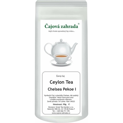 Čajová záhrada Ceylon Chelsea Pekoe I čierny čaj 90 g