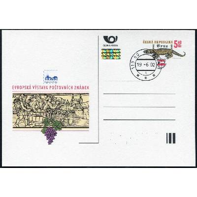 Česká pošta (2002) CDV 73 O - Evropská výstava poštovních známek Brno 2005 - 5,40 Kč - razítko