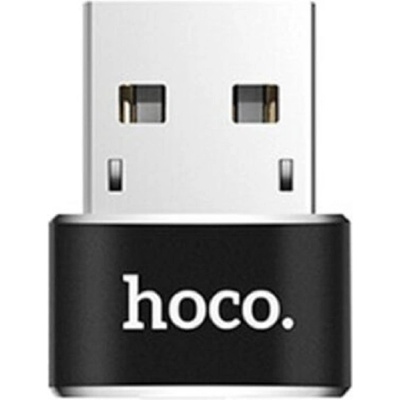hoco. Адаптер Hoco - UA6, USB-C/USB-A, черен (KF239337)