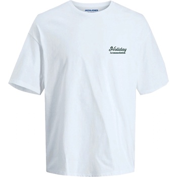Image 1 of Jack and Jones Тениска Jack and Jones Men's Back Graphic Regular Fit T-Shirt - Bright White