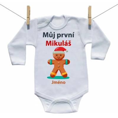 Boodyy Body s dlouhým rukávem Můj první Mikuláš – Zboží Dáma