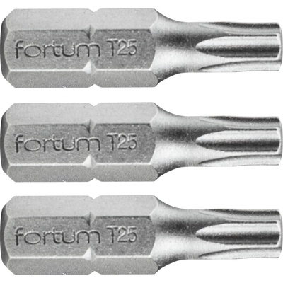 FORTUM-KITO hrot TORX, sada 3ks, T 25 x 25mm, S2 4741425