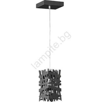 Onli - Пендел FORESTA 1xE27/15W/230V черен (OL0527)