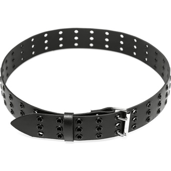 Black & metal ринг колан - Black - PAS-232