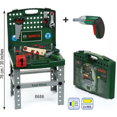 Klein Bosch přenosný pracovní stůl s nářadím a Ixolino II