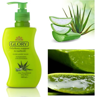 Glory tekuté mydlo a sprchový gél s vôňou aloe vera 500 ml