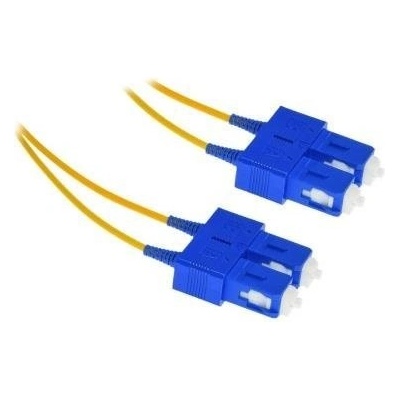 XtendLan FOP-SCSC-D-0.5-9-A1 Patch, optický, SC-SC, 9/125, duplex, LS0H, ultraflexibilní G.657.A1, průměr 2mm, krátký vývod, 0,5m