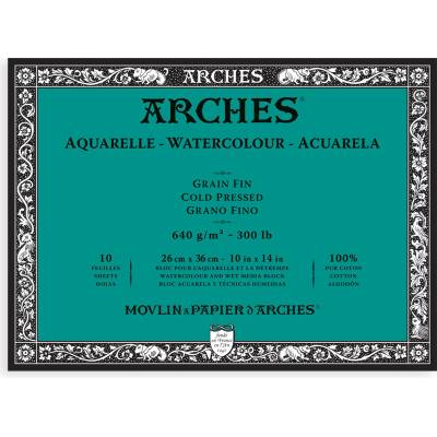 Blok Arches Cold Pressed, 640 g/m2 - 26 x 36 cm