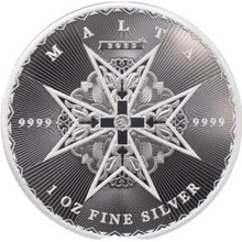 Pressburg Mint stříbrná mince Maltese cross 2023 1 oz