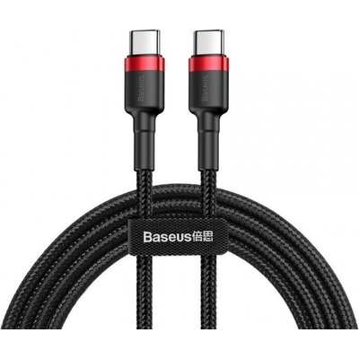 Baseus Cafule Cable USB-C PD 2.0 QC 3.0 60W - 1m - ЧЕРВЕН -- RED