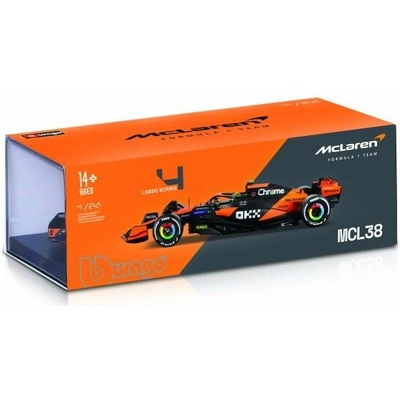 BburagoRACE Formula F1 McLaren F1 Team MCL38 2024 81 Oscar Piastr Hard case 1:24