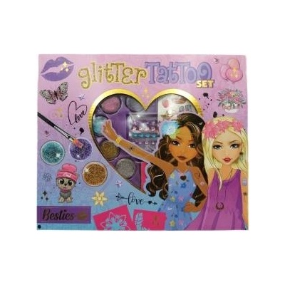 Legind Glitter tattoo set (30x25cm) - 5 colors
