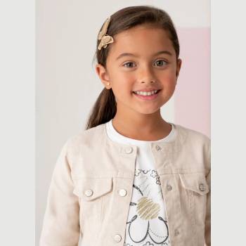 Image 1 of MAYORAL Дънково яке в бежово за момиче Майорал