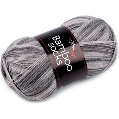 Pletací příze Bamboo Socks / ponožkovka 100 g Varianta: 8 (7910) šedá, Balení: 1 ks 56417/142769/259844