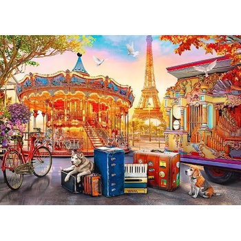 Trefl - Puzzle Holidays in Paris - 500 piese