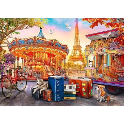 Trefl - Puzzle Holidays in Paris - 500 piese
