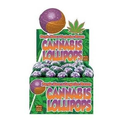Dr. Greenlove Konopné lízátko Purple Haze x Tangerine Dream 17 g
