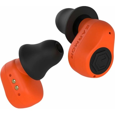 EARMOR špunty do uší elektronické M23T AI ASSISTENT s BlueTooth ORANŽOVÉ