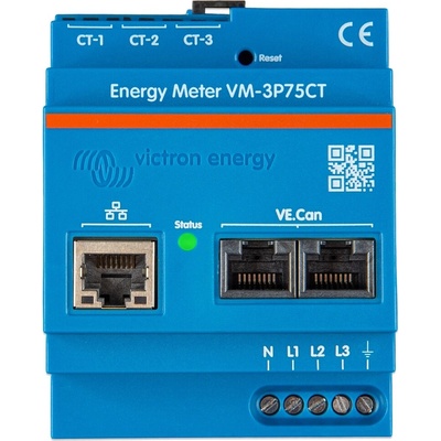 Měřič energie VM-3P75CT Victron 3F CT pro fotovoltaický systém ESS GX VRM
