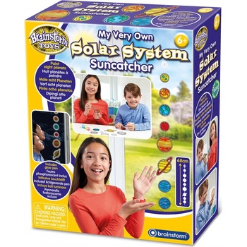 Image 1 of Brainstorm Творчески комплект Brainstorm - Направи си сам витраж Слънчева система (E2088)