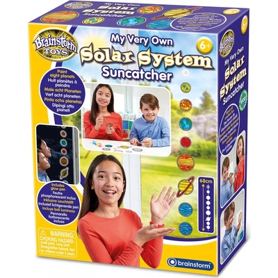 Brainstorm Творчески комплект Brainstorm - Направи си сам витраж Слънчева система (E2088)