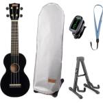 Mahalo MR1-BK Deluxe SET Black Сопрано укулеле (MR1-BK-SET1)