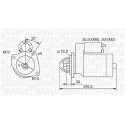 Startér MAGNETI MARELLI 063721067010