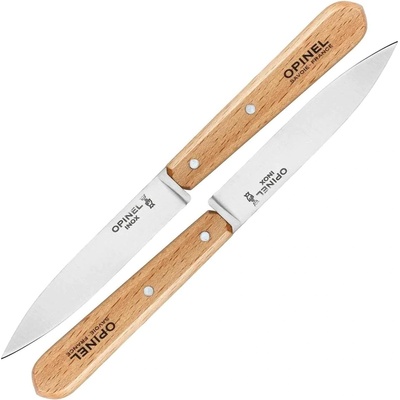 Opinel Комплект кухненски ножове Opinel Essentiels №112 Inox Natural, острие 10 см - 2 броя (001223-pe)