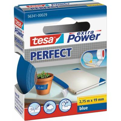 Tesa Extra Power Opravná páska textilní odolná 2,75 m x 19 mm modrá 56341-00029-03