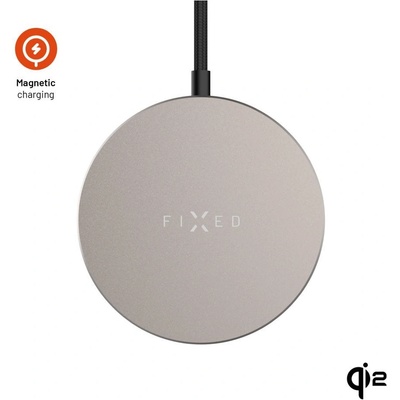 FIXED MagPad Slim Qi2 MagSafe безжично зарядно устройство Titan FIXMPADS-TI (FIXMPADS-TI)