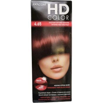 FARCOM HD color, Боя за коса, Номер 4.65, Intense red chestnut