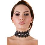 Cottelli Choker with Pearls and Rhinestones 2450186 Black