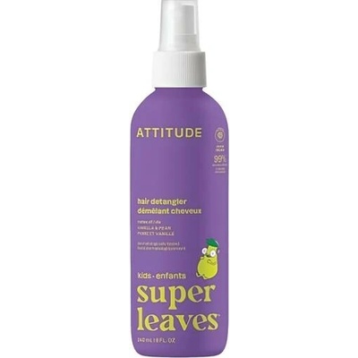 Attitude Sprej pro snadné rozčesávání vlásků Super leaves Kids s vůní vanilky a hrušky 240ml