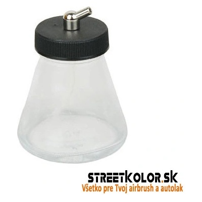 Nádobka / Lahvička skleněná BD-10, 88ml pro airbrush pistole Fengda