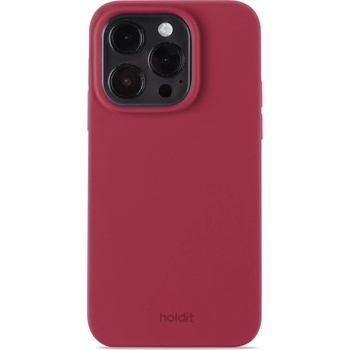 Image 1 of Holdit Калъф Holdit - Silicone, iPhone 15 Pro, Red Velvet (7330985159985)