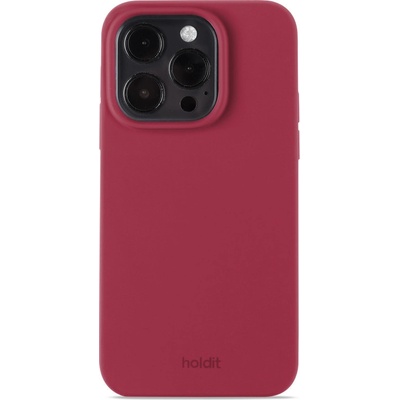 Holdit Калъф Holdit - Silicone, iPhone 15 Pro, Red Velvet (7330985159985)